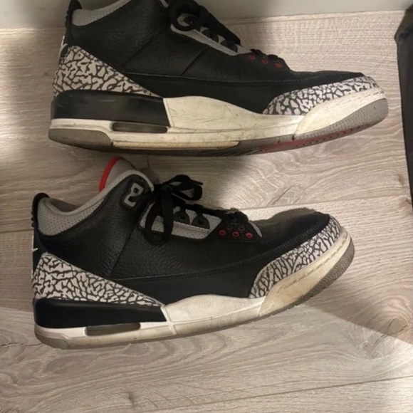 Air Jordan 3 Retro OG Black Cement 2017 Size 10 - Picture 1 of 1